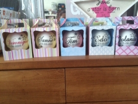 Kerstbal incl. cadeaudoosje
