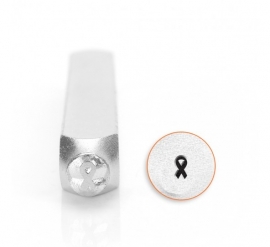 Breast Cancer Ribbon, 4mm