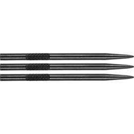 Bull's Knurled Grip Points Black 45mm
