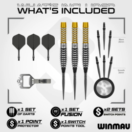 Winmau Exion Torpedo Switch Point 90% tungsten 23gr