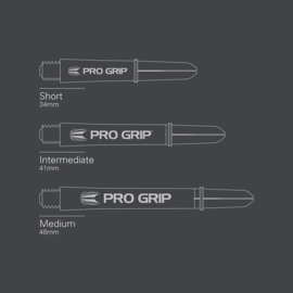 Target Pro Grip 3 sets Shafts Clear 41mm