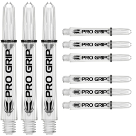 Target Pro Grip 3 sets Shafts Clear 34mm