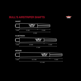 Bull's Airstriper Shafts Black Short