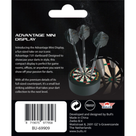 Bull's Advantage Mini Dartboard Display