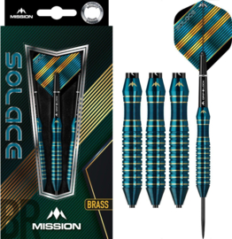 Mission Solace M1 Brass dartpijlen set 22 gr.