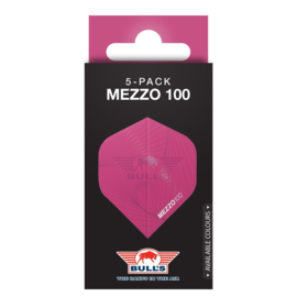 Bull's Mezzo 100 No.2 Flights | 5-Pack Pink
