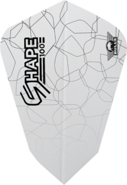 Bull's Shape 100 Flights Fantail White