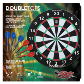 Shot Double Tops Dartboard Game
