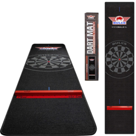 Bull's Carpet Dart Mat Black-Black + Oche 300 x 65cm