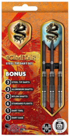 Shot Value Range Scimitar Steeltip Darts Set 22gr
