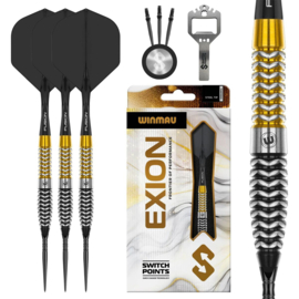 Winmau Exion Torpedo Switch Point 90% tungsten dartpijlen 23gr