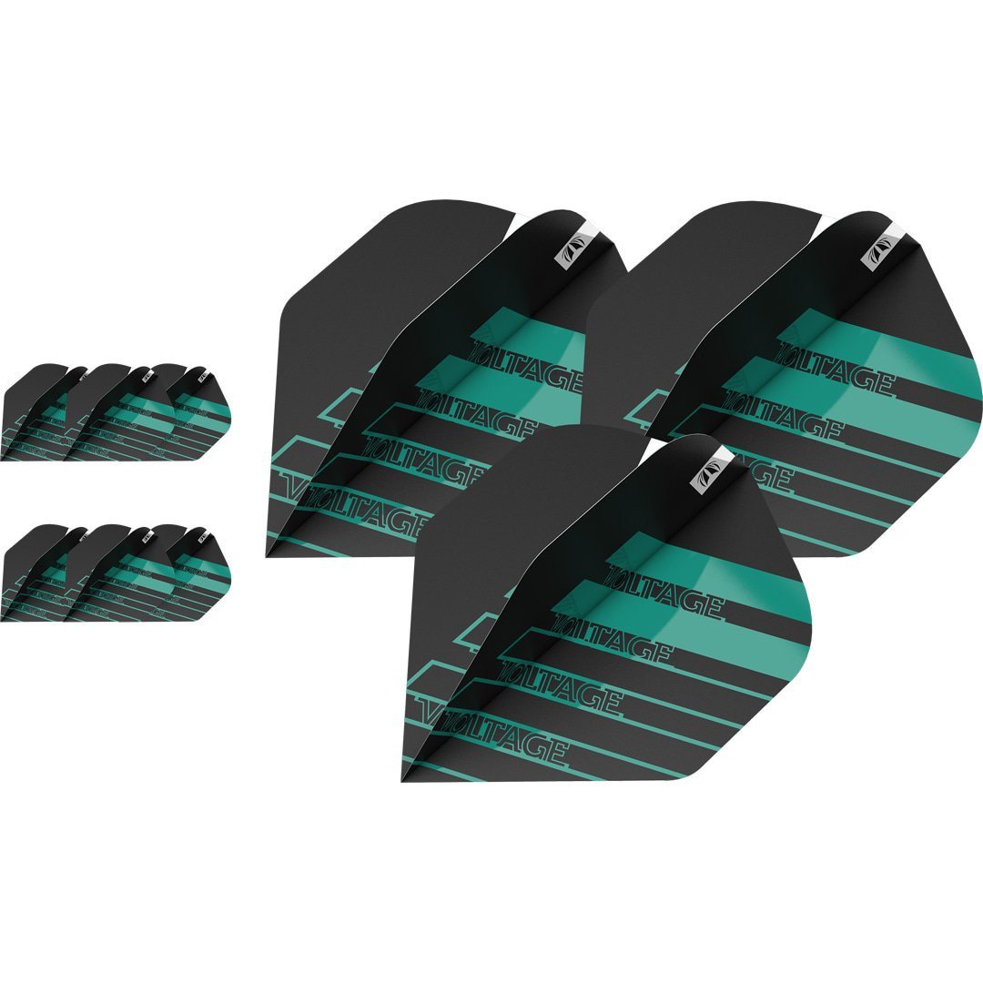 Target Rob Cross Brass Flight No.2 Flights 3 sets Black