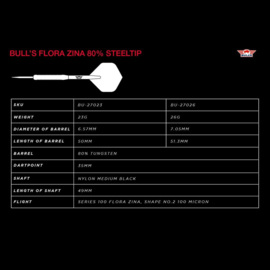 Bull's Flora Zina 80% 26gr