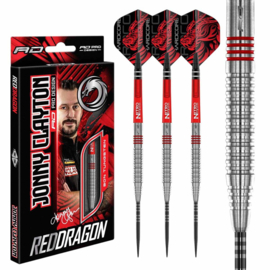 Red Dragon Jonny Clayton Original 2.0 90% tungsten steeltip dartpijlen 24gr