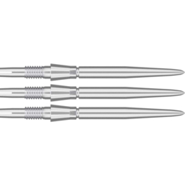 Target Swiss Points Storm Silver 26mm