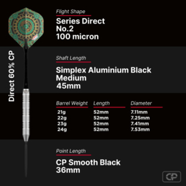 Bull's Direct Tungsten CP Steeltip 60% 23gr