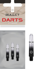 Bullet Shafts Set Of 3 Black/Transparent 48mm (Medium)