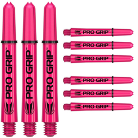 Target Pro Grip 3 sets Shafts Pink Short 34mm