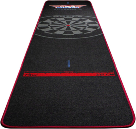 Bull's Carpet Dart Mat Black-Red 300 x 65cm