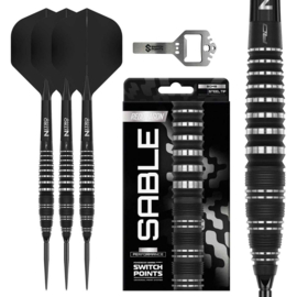 Red Dragon Sable 03 Bomb Switch Point 90% tungsten steeltip dartpijlen 24gr