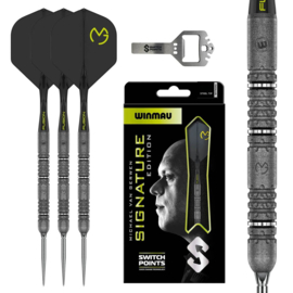 Winmau MvG Signature Edition Switch Point 90% tungsten dartpijlen 24gr