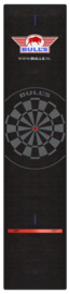 Bull's Carpet Dart Mat Black-Red + Oche 300 x 65cm