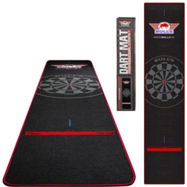 Bull's Carpet Dart Mat Black-Red 300 x 65cm