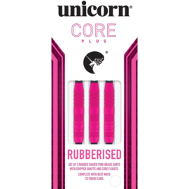 Softtip Unicorn Core Plus Rubberised Brass Pink 19gr