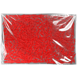Bull's Longlife Softtip Points Short | 1000 pcs Red