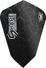 Bull's Shape 100 Flights Fantail Black