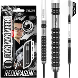 Red Dragon Gian van Veen Axis SE 90% tungsten steeltip dartpijlen 23gr