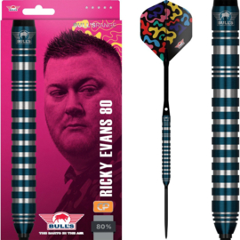 Bull's Ricky Evans Blue CP Steeltip 80% 23gr