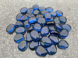 Glassteentjes donkerblauw