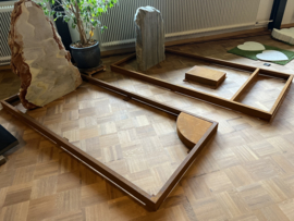 Omranding 190 cm x 90 cm Corten staal