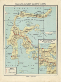 KLEINE SCHOOLATLAS VAN NEDERLANDSCH INDIË – W. VAN GELDER EN C. LEKKERKERKER - 1939