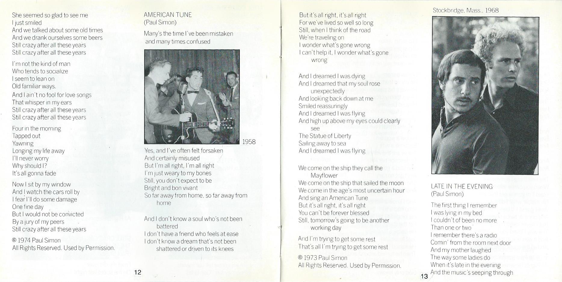 CD – SIMON AND GARFUNKEL – THE CONCERT IN CENTRAL PARK - 1982