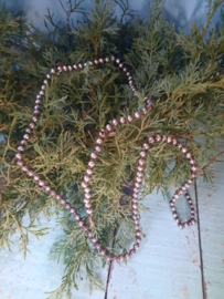 Glazen kerstslinger 80 cm.