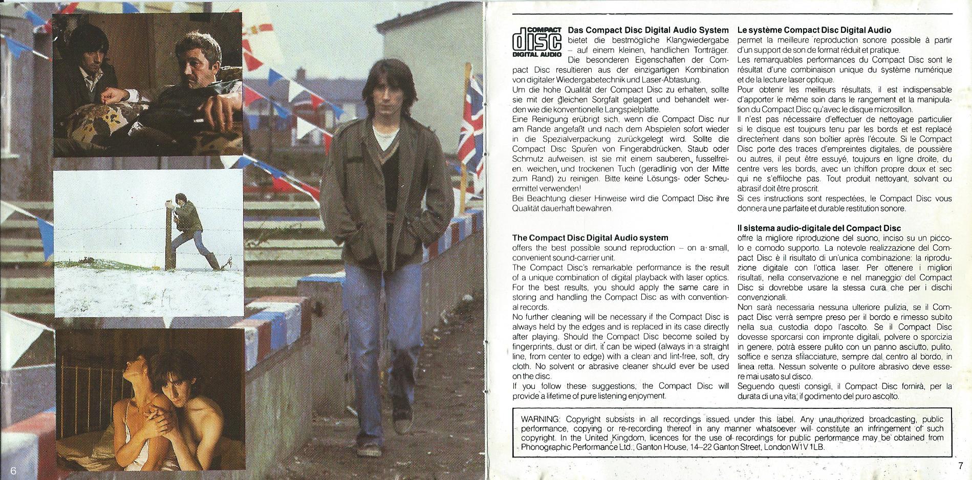 CD – Mark Knopfler – MUSIC BY MARK KNOPFLER FROM THE FILM CAL - 1984