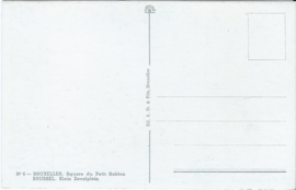 SET van 2 ansichtkaarten - België - BRUXELLES / BRUSSEL - ca. 1950