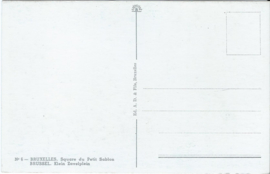 SET van 2 ansichtkaarten - België - BRUXELLES / BRUSSEL - ca. 1950