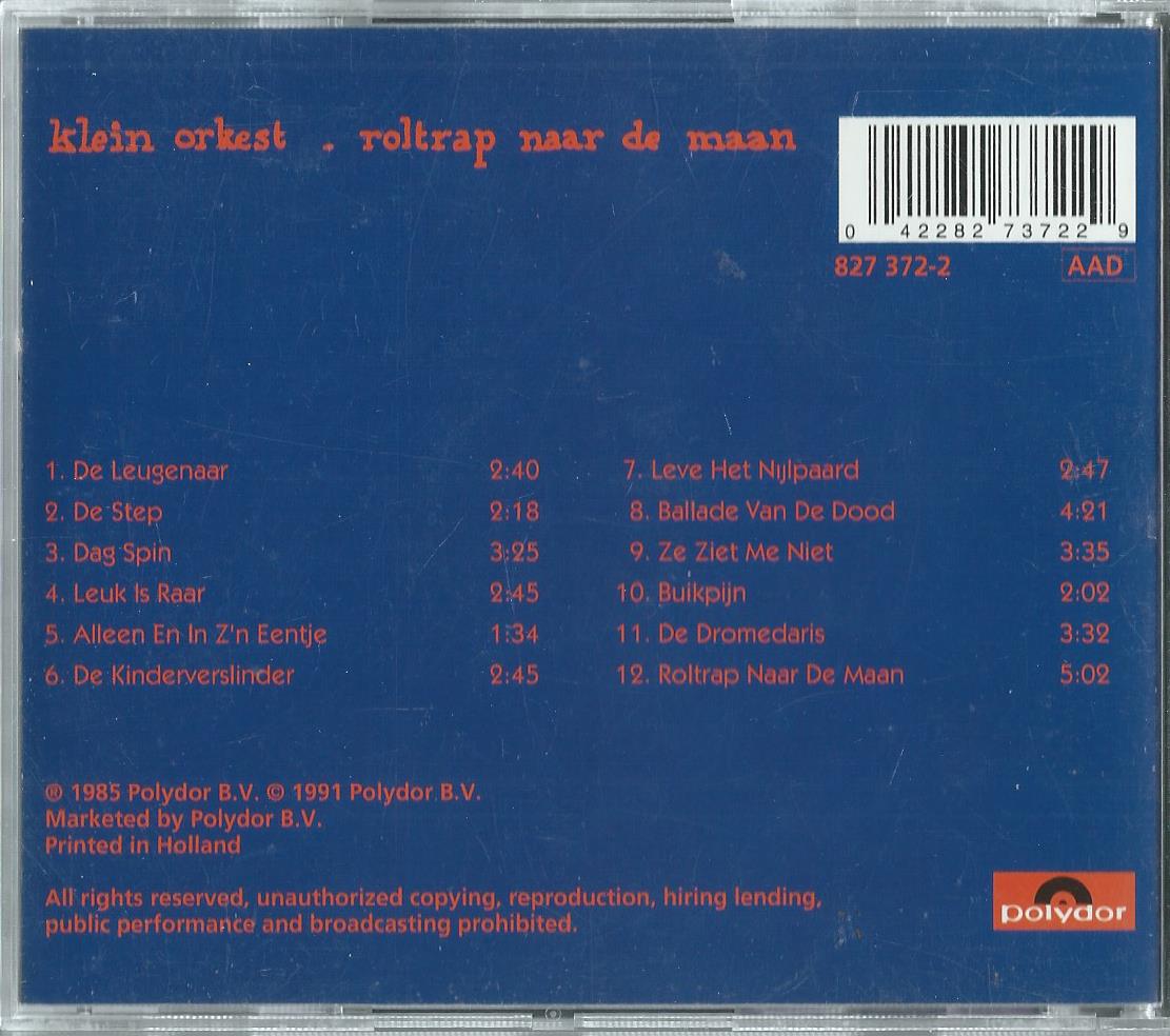 CD – klein orkest – roltrap naar de maan - 1991