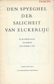 ELCKERLIJC – uitgave verzorgd door DR. P. VAN DER MEULEN - 1971