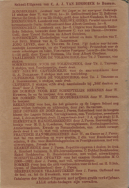 ZONNESCHIJN – T. VAN BUUL – ZEVENDE STUKJE - 1922