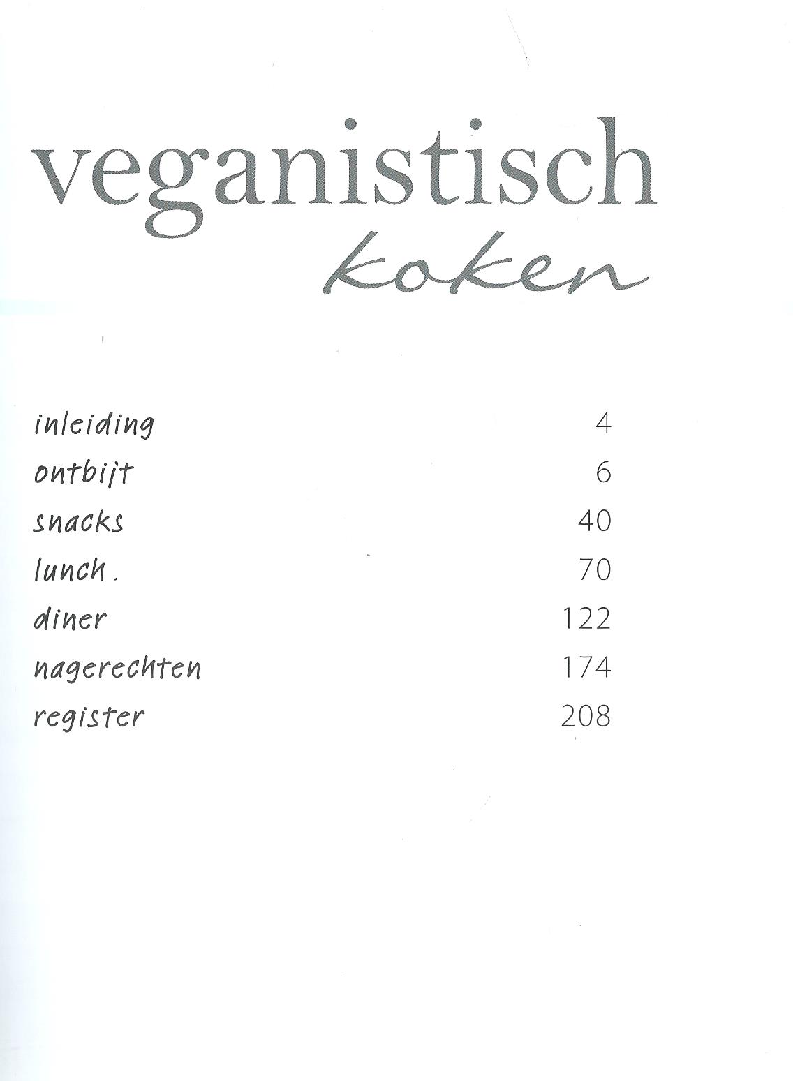 veganistisch koken – LOVE FOOD - 2013