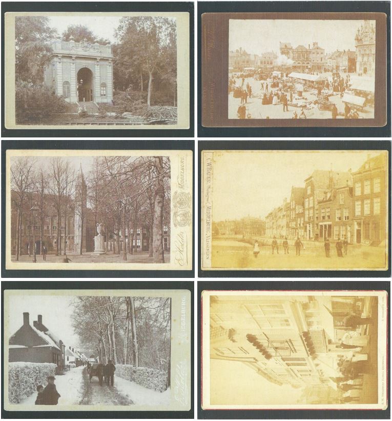 SET van 6 ansichtkaarten – Middelburg – div. afb. – reproducties