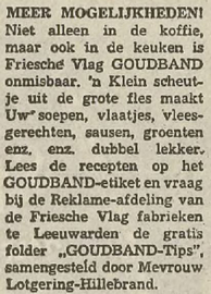 Folder – FRIESCHE VLAG KOFFIEMELK – GOUDBAND – ca. 1958
