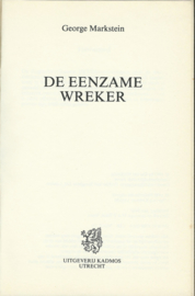 DE EENZAME WREKER - George Markstein - 1988