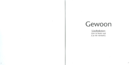 CD – Engel Reinhoudt – Gewoon - 2002