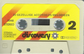 MC – Unknown Artist ‎– 20 gezellige ACCORDEON MELODIEËN (8048) – jaren ‘80