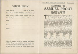 Prent – folder - ANTWERP - Samuel Prout – (orig. 1820) - 1915